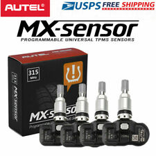 Autel TPMS MX-Sensor 315MHz 4PCS Programmable Universal Tire Pressure Sensor US picture