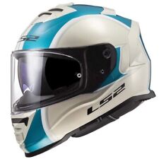 LS2 Assault Paragon Full Face Motorcycle Helmet Metallic Khaki/Turquiose XL picture