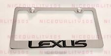 3D Lexus Stainless Steel Finished License Plate Frame Rust Free picture