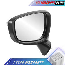 Driver Side Heated Manual Fold Mirror For 2015 2016 Mazda CX-5 w/ Signal Lamp picture