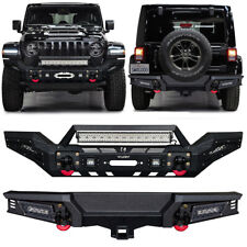 Vijay Fit 2007-2018 Jeep Wrangler JK Front or Rear Bumper with D-Rings picture