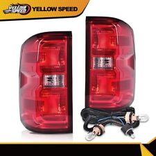 Fit For 2014-2018 Chevy Silverado 1500 2500 3500 Tail Lights Brake Lamps w/bulbs picture