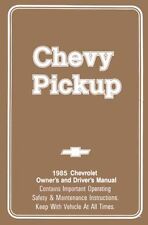 1985 Chevrolet Truck Owners Manual Guide Reference Operator Book Fuse Fluids OEM picture