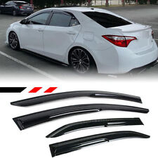 For Toyota Corolla 2014-2018 3D JDM Wavy Mugen Style Window Visors Rain Guards picture