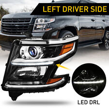 Black Driver Side Fits 2015-2020 Chevy Tahoe Suburban Projector Headlight Lamps picture