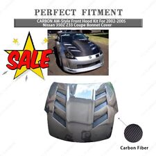 CARBON AM-Style Front Hood Kit For 2002-2005 Nissan 350Z Z33 Coupe Bonnet Cover picture