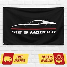 For Ferrari 512 S Modulo 1970 Car Enthusiast 3x5 ft Flag Birthday Gift Banner picture