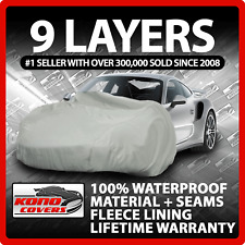 9 Layer Car Cover Indoor Outdoor Waterproof Breathable Layers Fleece Lining 6547 picture