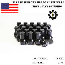 24PCS or 32PCS | 14X2 | FORD OEM SOLID STEEL BLACK LUG NUTS FOR F-150/250/350  picture