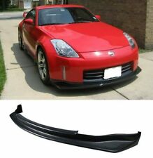 FIT 06-09 350Z Z33 NS Style PU BLACK ADD-ON FRONT BUMPER LIP SPOILER CHIN  picture