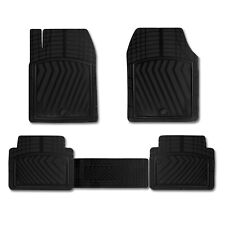 Trimmable Floor Mats for Chevrolet Silverado 1500 2500 2008-2013 Crew Cab Black picture