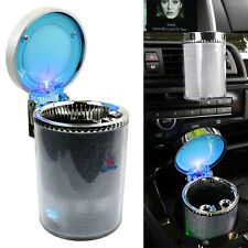 Portable Car Travel Cylinder Ashtray Holder Cup - Colorful LED Light  picture