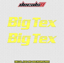 Big Tex Trailer Logo Decal BigTex - Set of 2 - 37