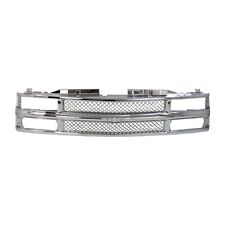 Grille For 94-99 Chevrolet K1500 C1500 Chrome picture