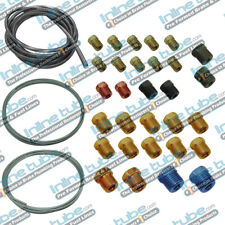 Complete 3/16 and 1/4 Inch 25 Rolls Brake Line Kit With Fittings And Spring picture