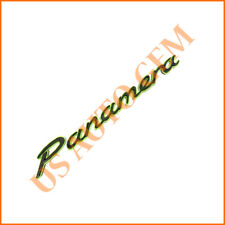 Panamera Letter Badge Rear Emblem Glossy Black & Green for Porsche Panamera picture