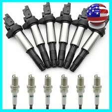 6PCS Ignition Coils Spark Plug For BMW 325i 328i 330i 530i E39 E46 E60 E63 UF515 picture