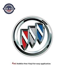 BUICK GM LOGO VINYL DECAL STICKER CAR TRUCK BUMPER 4MIL BUBBLE FREE US MADE picture