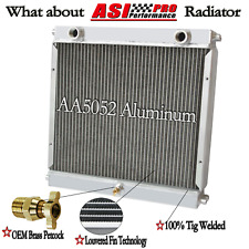 4-ROW 62mm Aluminum Radiator Fit For Dragster Roadster Style Double Pass picture