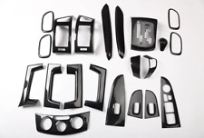 21PCS Black Carbon Fiber Car Interior Kit Cover Trim For Hyundai Elantra 08-2016 picture
