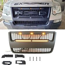 The front grille the Bumper Grill with light strips fits Ford Explorer 06-10 picture