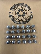 24 PCS GM CHEVY GMC TRUCK CADILLAC VAN OEM NTO Stainless 14x1.5 Lug Nuts 9596070 picture