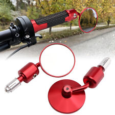 URLWALL 2x Motorcycle Handle Bar End Rearview Red For Surron Light Bee X Segway picture