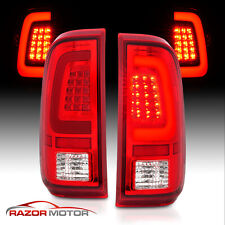 Fit 2008-2016 Ford F250 F350 F450 SD SuperDuty C Shape LED Red Tail Lights Lamps picture