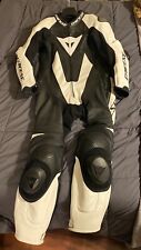 Dainese 1PC Laguna Seca 5 Perforated Race Suit Black/White 48 EU picture