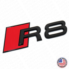 Audi R8 Gloss Black Rear Letter Trunk Lid Badge Trunk Emblem Badge Logo Sport  picture
