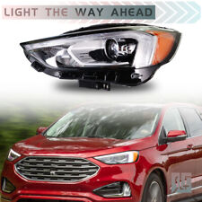 For 2019-2021 Ford Edge Headlight Full LED w/ DRL Black Housing Driver Left Side picture