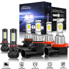 For Ford Escape 13-16 6pcs 6000k LED Headlight High Low Beam & Fog Light Bulbs picture
