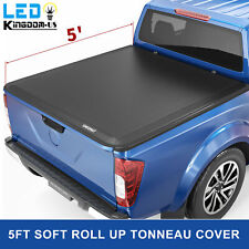 5ft Soft Roll Up Truck Bed Tonneau Cover for 2005-2024 Nissan Frontier Short Bed picture