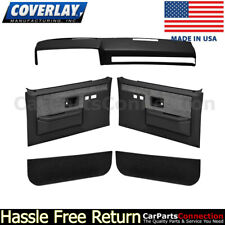 Coverlay Dash Cover Door Panel Kit Black 18-601CF-BLK Power Lock & Window Only picture