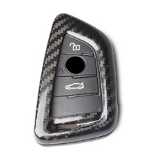 Real Carbon Fiber Key Fob Case Cover Keychain For BMW X1 X2 X3 X4 X5 X6 X7 M7 M8 picture