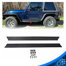 Side Body Armor Rocker Guards Panels for Jeep TJ Wrangler 1997-2006 picture