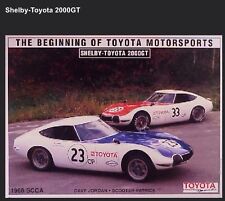 Shelby-Toyota 2000GT Photo:Shin Yoshikawa/Extremely Rare Car Poster O/Print picture