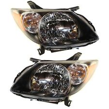 Headlight Set For 2003-2004 Pontiac Vibe Left and Right With Bulb 2Pc picture