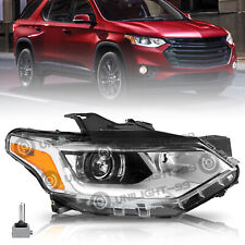 for 2018-2021 Chevy Traverse Chrome HID/Xenon Passenger Right Headlight w/ Bulb picture