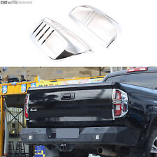 Fits 2014-2021 Tundra Tail Light Cover Bezel Gloss ABS Frame Guard Trim Set picture