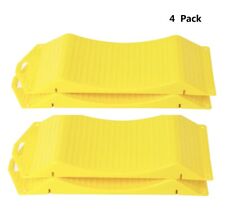 4pcs Yellow Portable Tire Saver Ramps Highly Visible for Flat Spot and Flat Tire picture