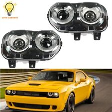 Headlights Headlamps Left+Right For 2015 2016-2018 Dodge Challenger Replacement picture