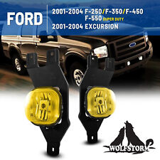 Yellow Fog Lights For 2001-2004 Ford F250 F350 F450 F550 Super Duty Driving Lamp picture