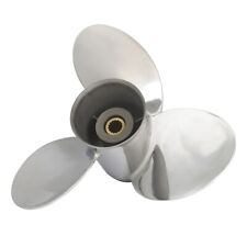 13 3/4x 13 Stainless Outboard Propeller Fit Suzuki 50-140HP 15tooth RH picture