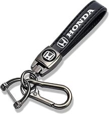 Fit Honda Leather Car Keyring Luxury Keychain High Quality Key Ring Gift JDM picture