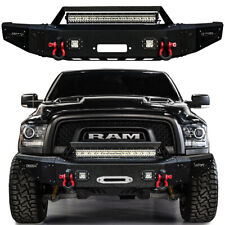 Vijay Fits 2015-2018 Ram 1500 Rebel Front Bumper Textured Steel with Winch Seat picture
