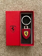 New Genuine Ferrari Metal Red Shield Scudetto Key ring picture