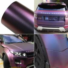 Purple Blue Chameleon Carbon Fiber Vinyl Film Color Change Auto Car Body Wrap picture