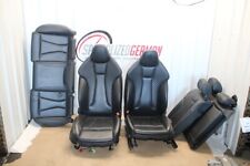 2015-2018 Audi S3 Front Rear Seats Leather Stitched Some Wear See Pics picture