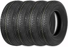 ST205/75R15 Radial Trailer Tire, 205 75 15, 8-Ply Load Range D, Set of 4 picture